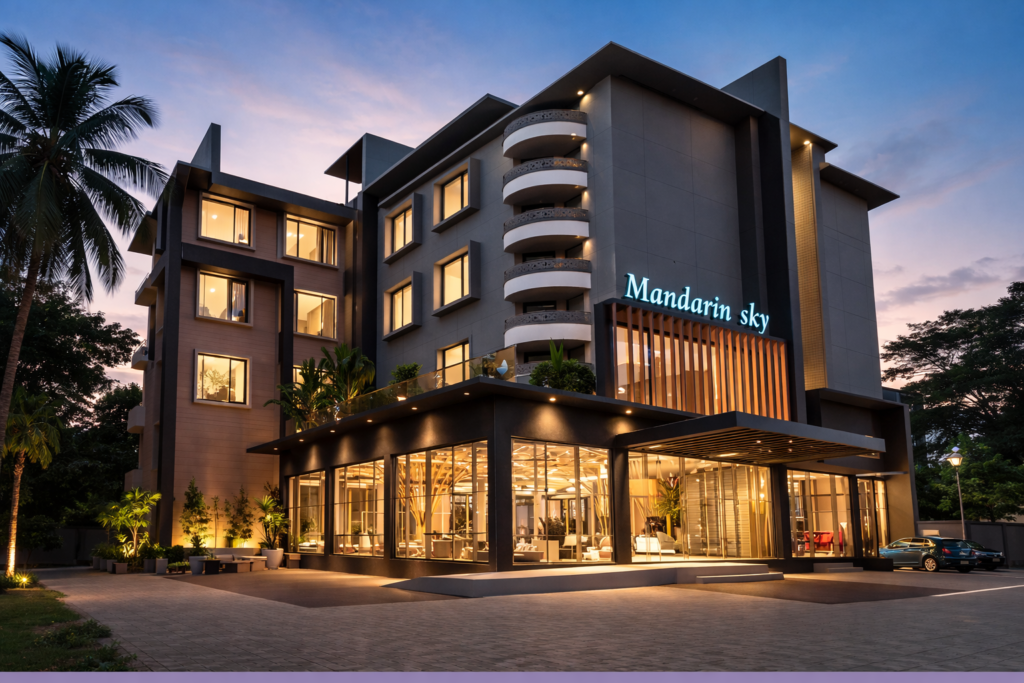 Completed hospitality project by Sadananda Realtors in Kannur